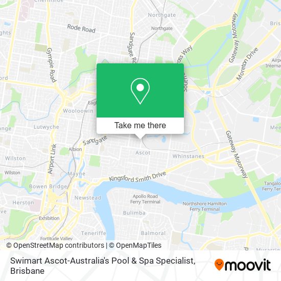 Swimart Ascot-Australia's Pool & Spa Specialist map