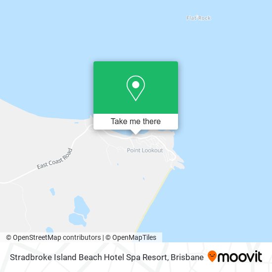 Stradbroke Island Beach Hotel Spa Resort map