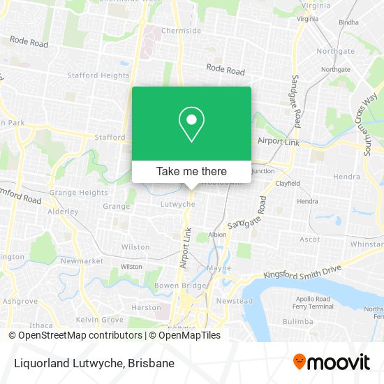 Mapa Liquorland Lutwyche