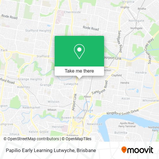 Mapa Papilio Early Learning Lutwyche