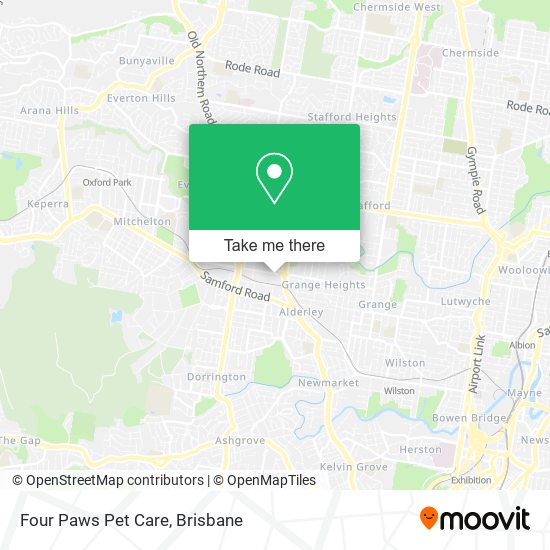 Four Paws Pet Care map