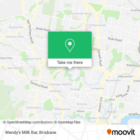 Mapa Wendy's Milk Bar