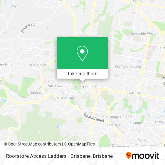 Mapa Roofstore Access Ladders - Brisbane