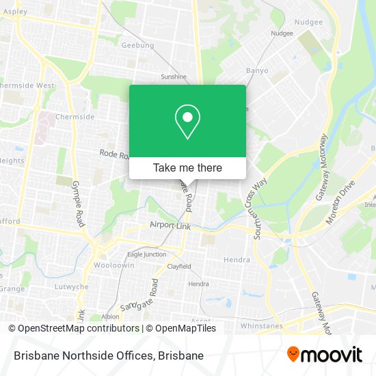 Brisbane Northside Offices map