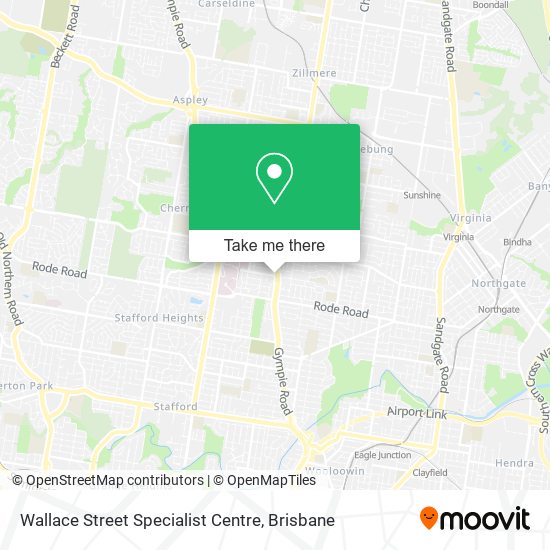 Wallace Street Specialist Centre map