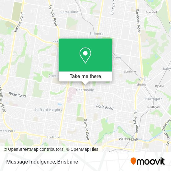 Massage Indulgence map
