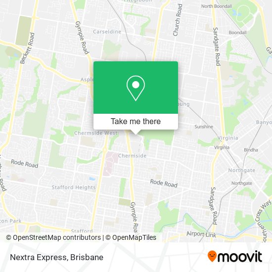 Nextra Express map