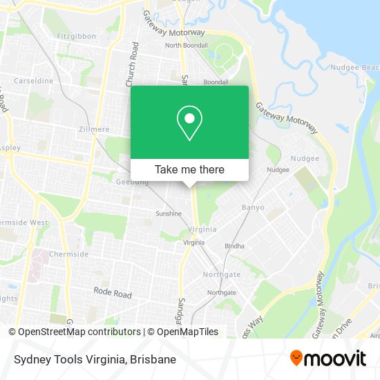 Sydney Tools Virginia map