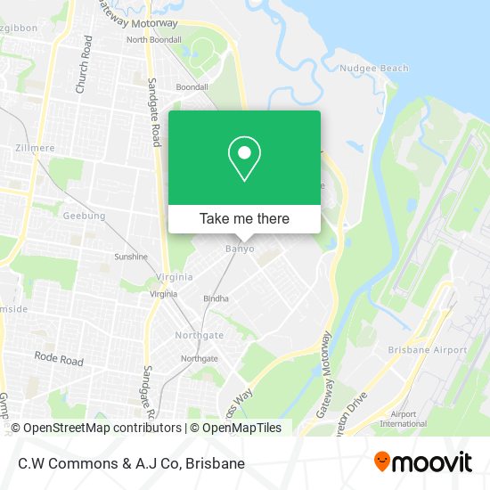 C.W Commons & A.J Co map