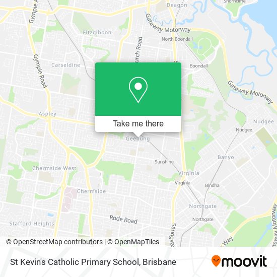 St Kevin's Catholic Primary School map