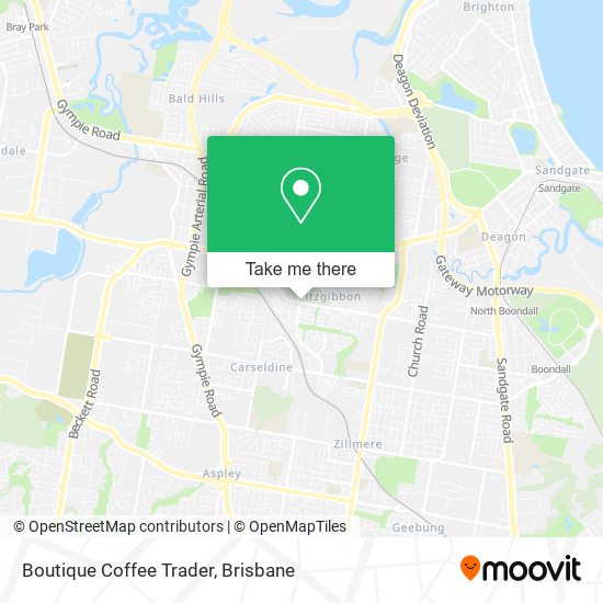 Boutique Coffee Trader map