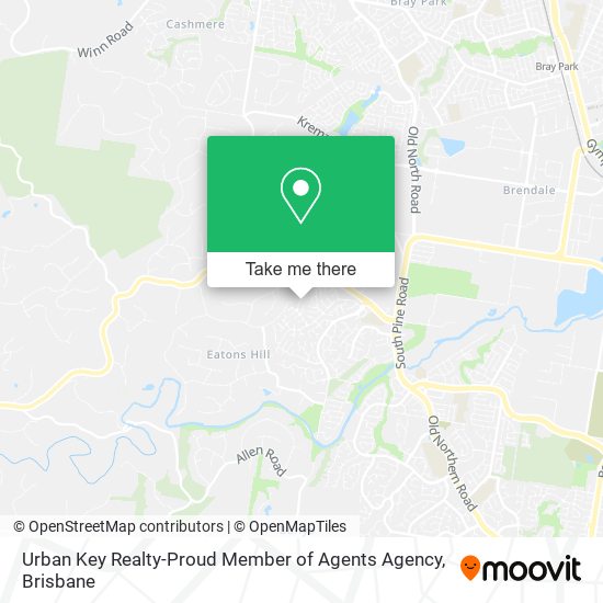 Mapa Urban Key Realty-Proud Member of Agents Agency