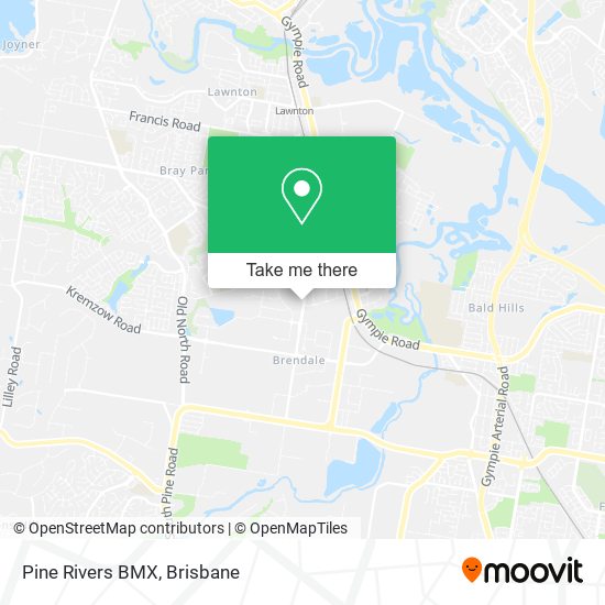 Pine Rivers BMX map