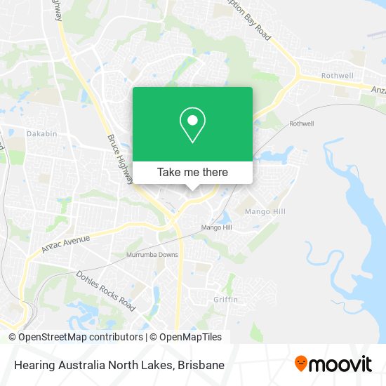 Hearing Australia North Lakes map