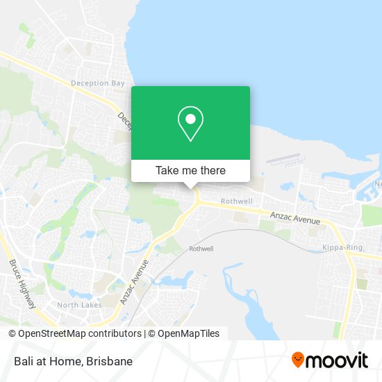 Bali at Home map