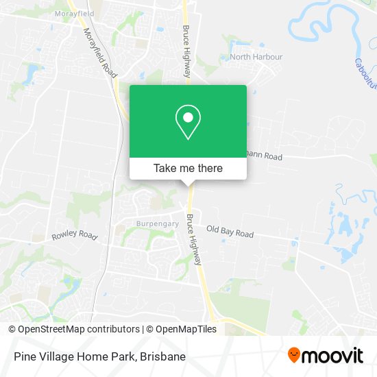 Pine Village Home Park map