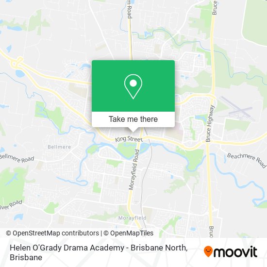 Mapa Helen O'Grady Drama Academy - Brisbane North