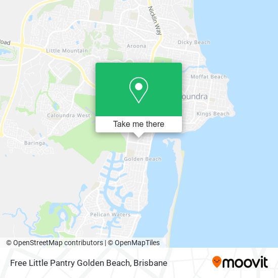Free Little Pantry Golden Beach map