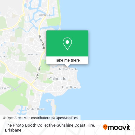 The Photo Booth Collective-Sunshine Coast Hire map