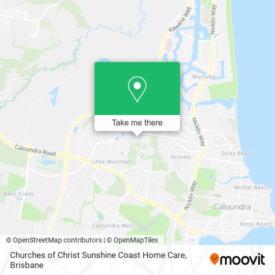 Churches of Christ Sunshine Coast Home Care map