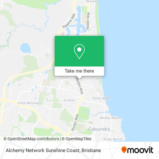 Alchemy Network Sunshine Coast map