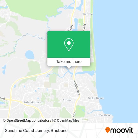 Mapa Sunshine Coast Joinery