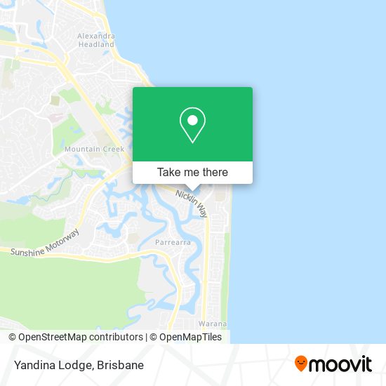 Yandina Lodge map