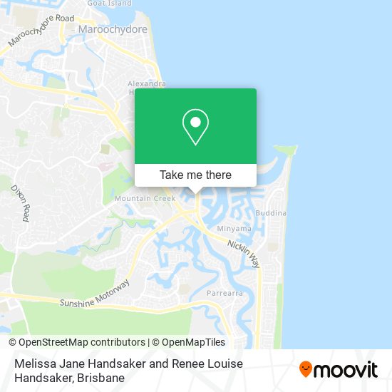 Melissa Jane Handsaker and Renee Louise Handsaker map