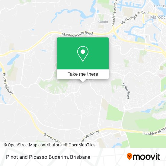 Pinot and Picasso Buderim map