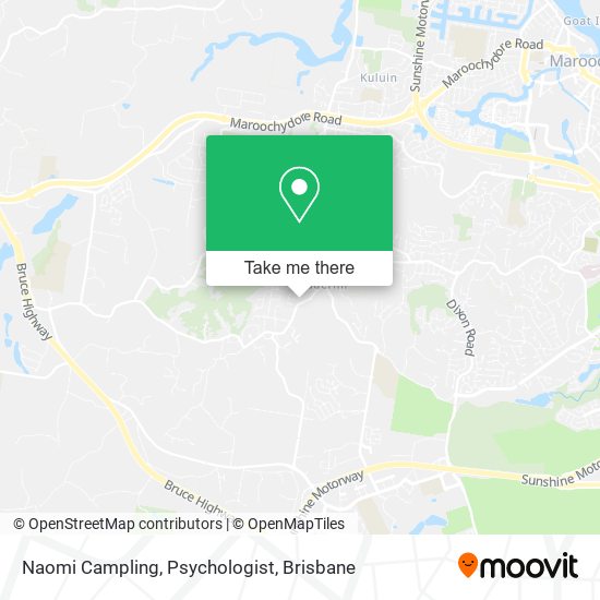 Naomi Campling, Psychologist map