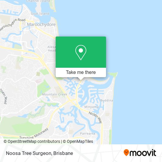 Noosa Tree Surgeon map