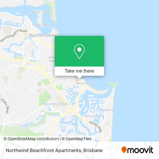 Northwind Beachfront Apartments map