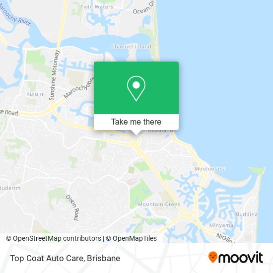 Top Coat Auto Care map