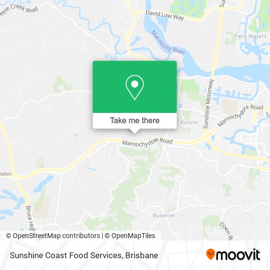 Mapa Sunshine Coast Food Services