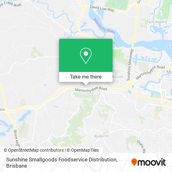 Sunshine Smallgoods Foodservice Distribution map