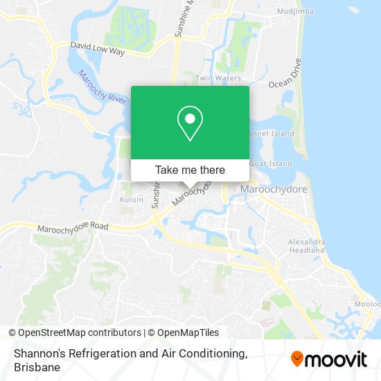 Shannon's Refrigeration and Air Conditioning map