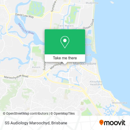 SS Audiology Maroochyd map