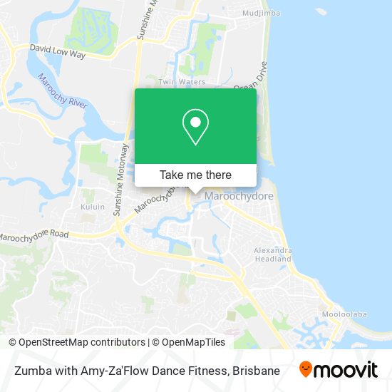 Zumba with Amy-Za'Flow Dance Fitness map