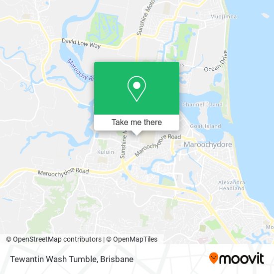 Tewantin Wash Tumble map