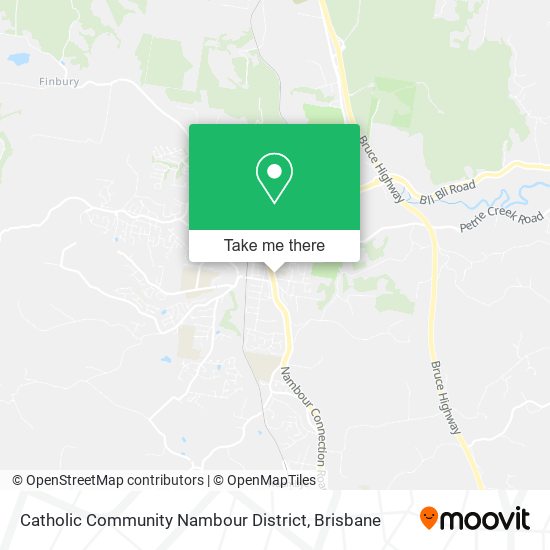 Mapa Catholic Community Nambour District