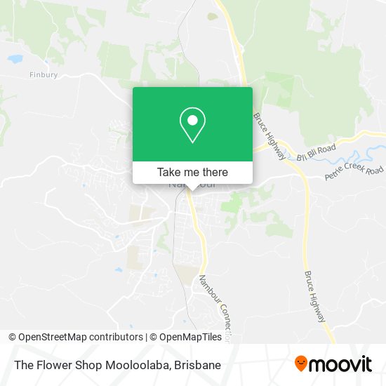 The Flower Shop Mooloolaba map