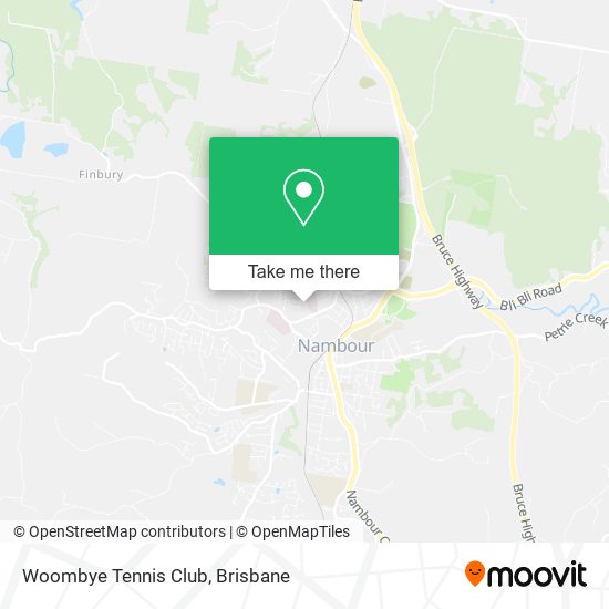 Mapa Woombye Tennis Club