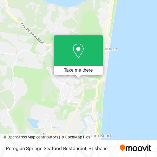 Peregian Springs Seafood Restaurant map
