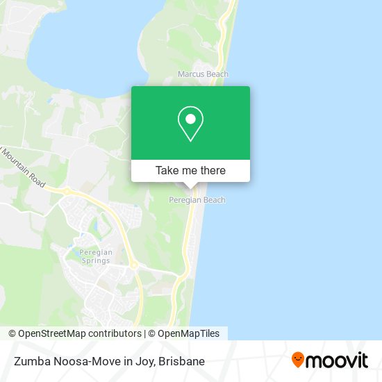 Zumba Noosa-Move in Joy map