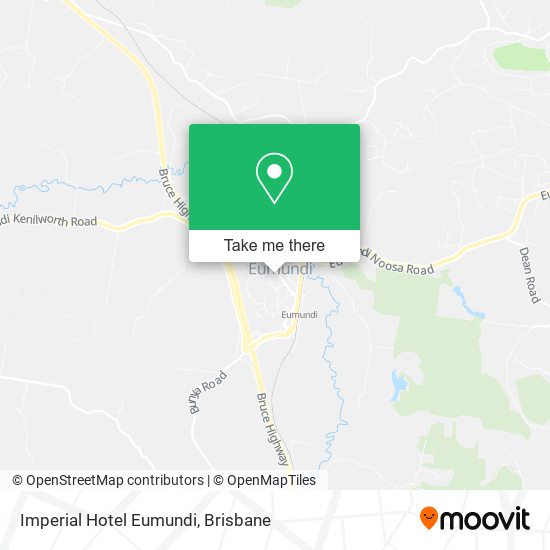 Imperial Hotel Eumundi map