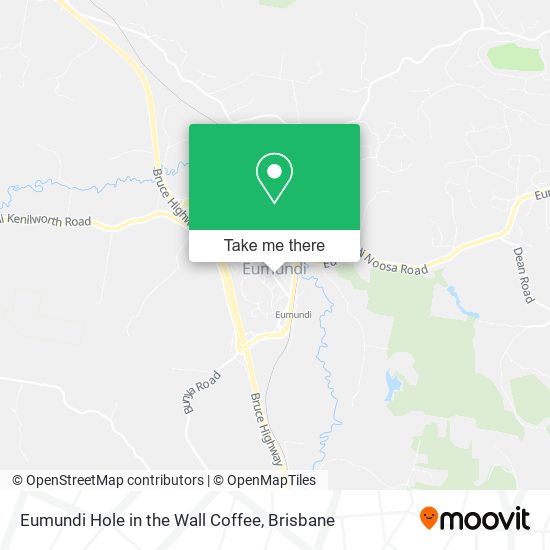 Mapa Eumundi Hole in the Wall Coffee