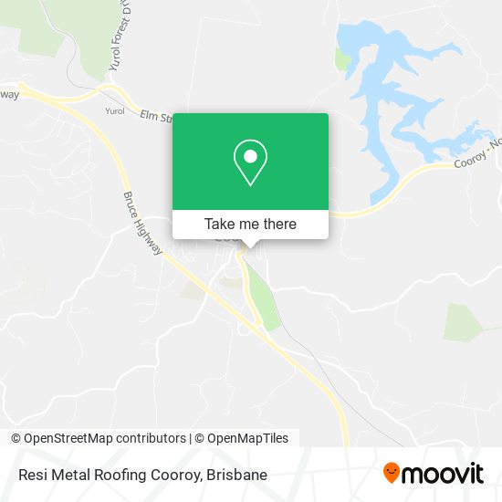 Resi Metal Roofing Cooroy map