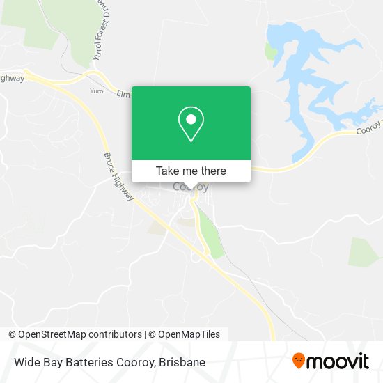 Wide Bay Batteries Cooroy map