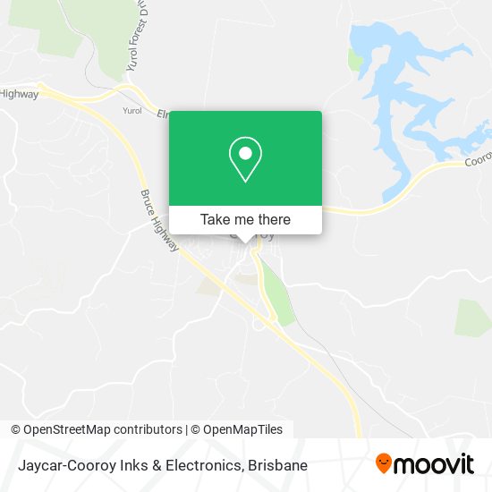 Jaycar-Cooroy Inks & Electronics map