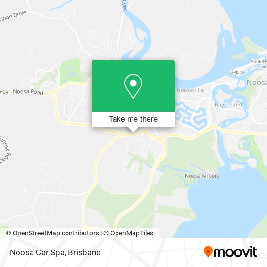 Mapa Noosa Car Spa